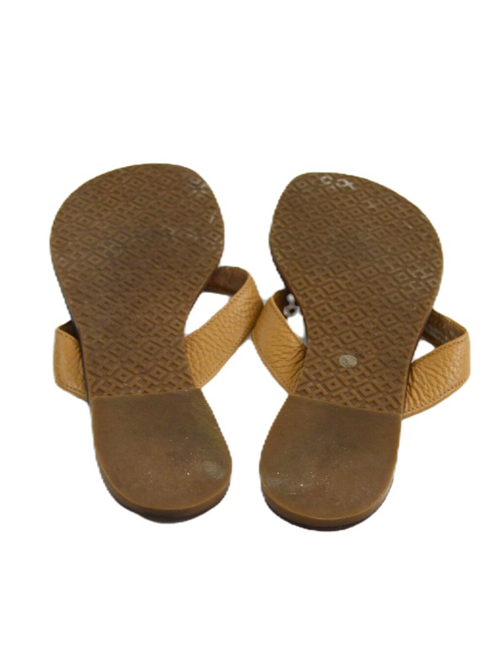 Tory Burch Thora tumbled leather thong sandals #220-30 - Picture 5 of 5